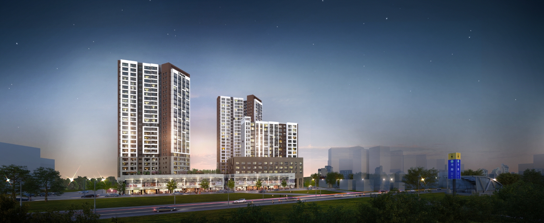 DMC가재울아이파크 단지조감도