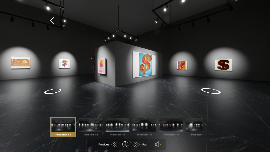 한컴프론티스가 자사 메타버스 플랫폼 '아즈메타'에서 앤디 워홀의 NFT 작품 전시회를 연다. / 사진제공=한컴그룹