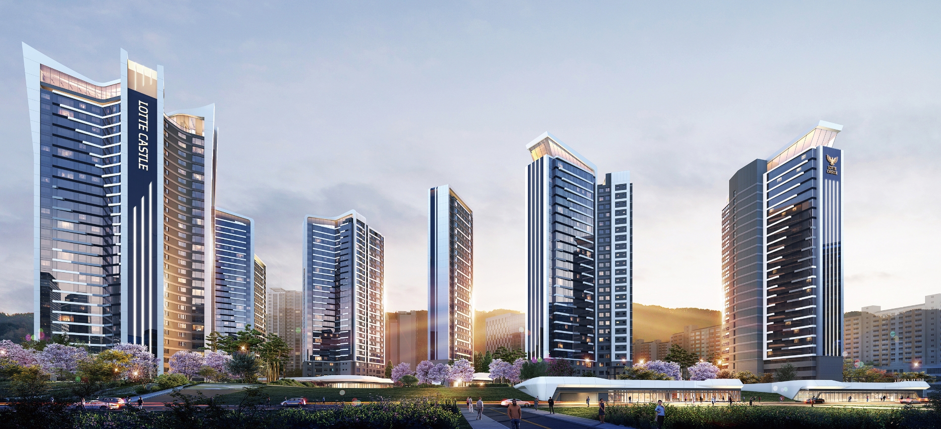 청량리제8구역 주택재개발정비사업 투시도 / 사진제공=롯데건설