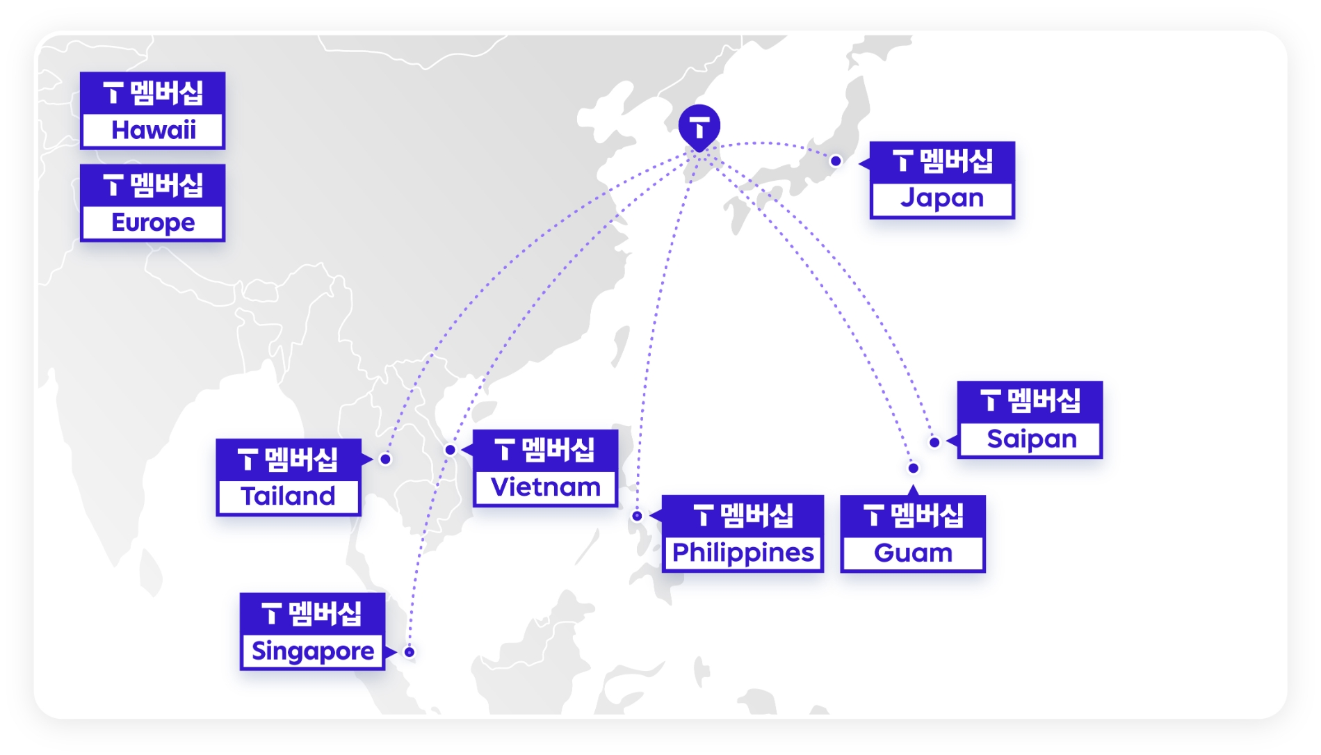SK텔레콤이 T멤버십 글로벌여행 서비스를 9개 지역, 1만 8000여개의 제휴처로 확대한다. 사진 제공=SK텔레콤