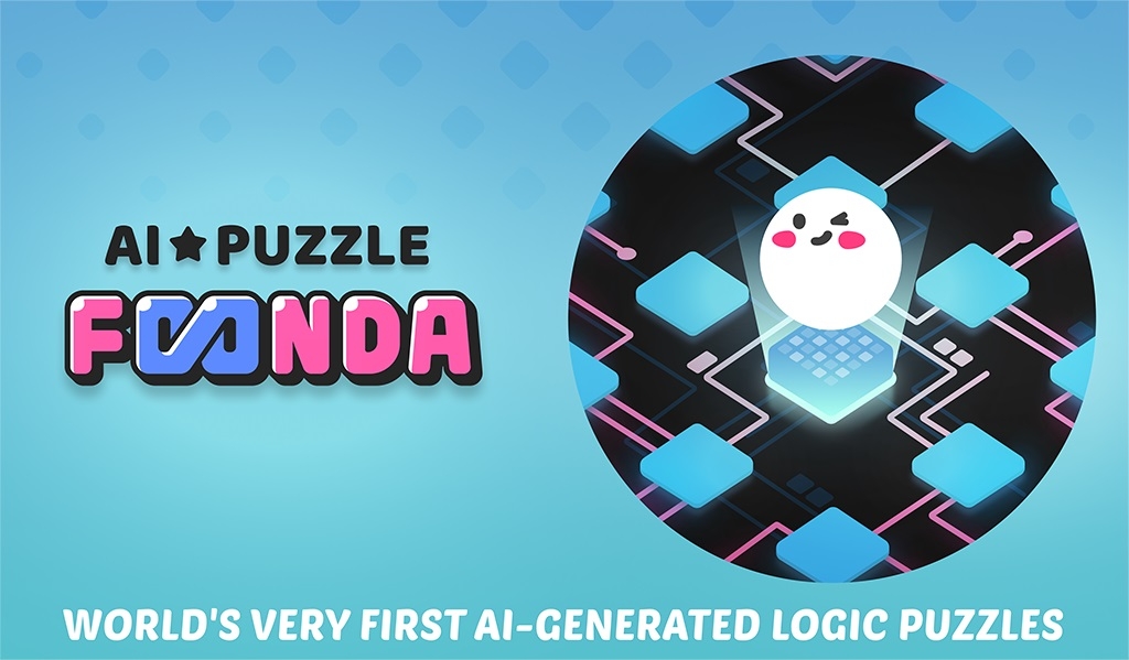 렐루게임즈에서 3분기 내 출시 예정인 모바일 게임 '푼다: AI 퍼즐'의 키비주얼. / 사진제공=크래프톤