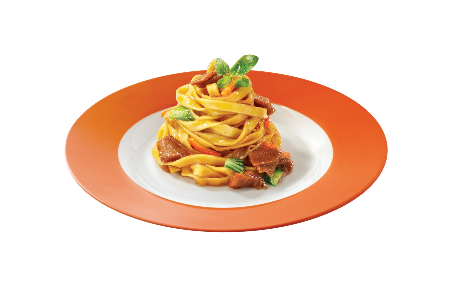 탱글 불고기 알프레도 탱글루치니 조리예./ 사진 = 삼양식품