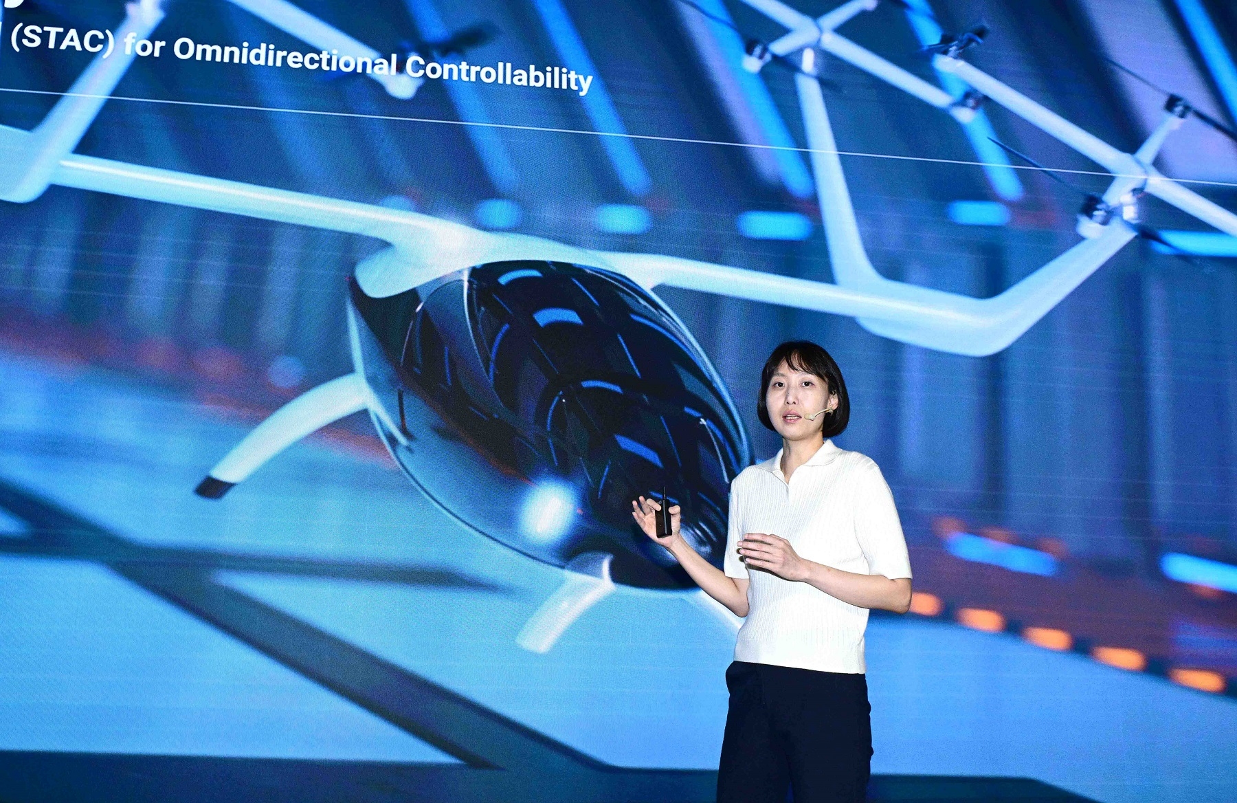 'ASCEND 070423'에서 시프트 컴슨을 설명하는 TIE 홍유정 대표 / 사진제공=함파트너스