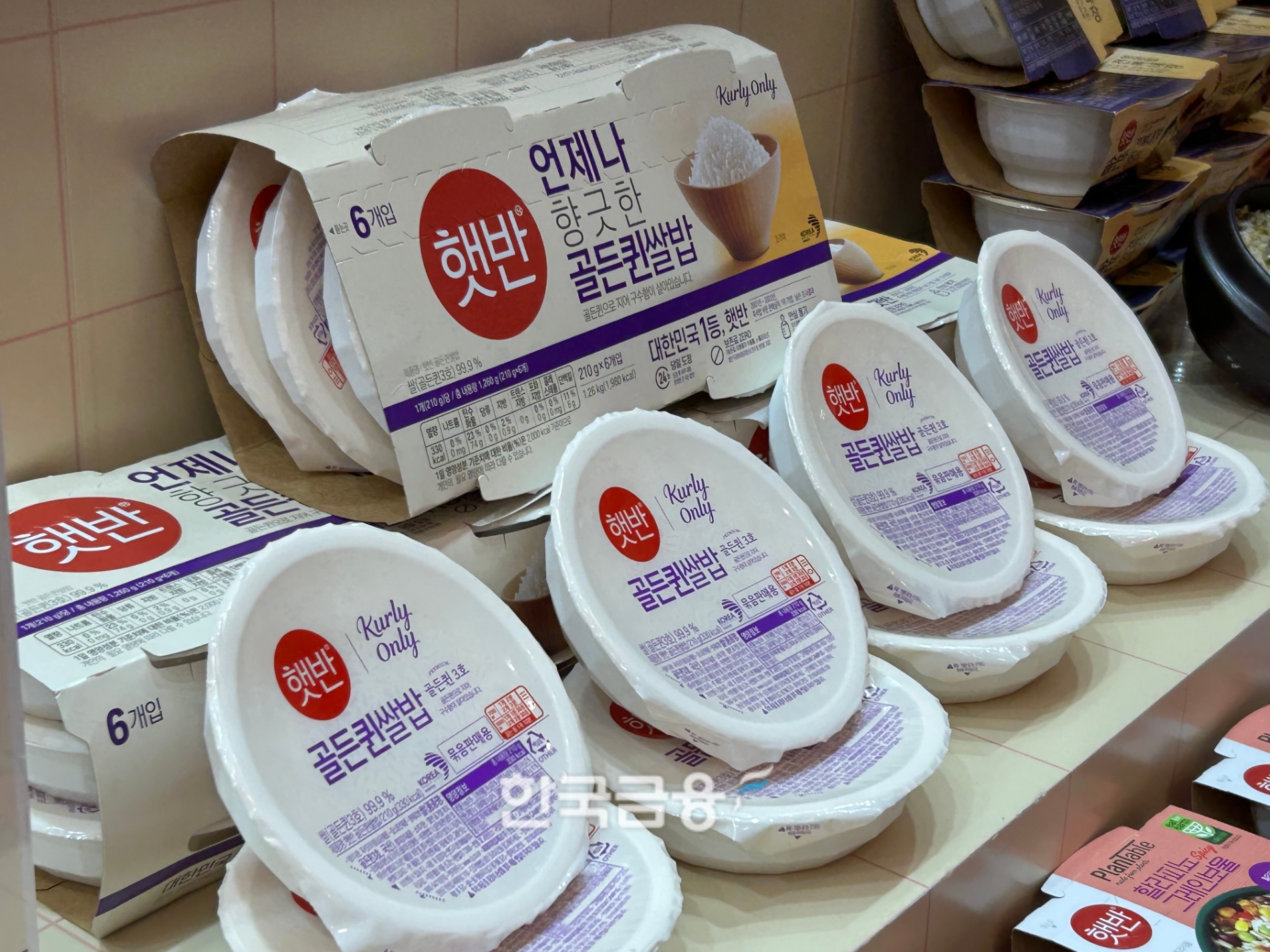 컬리가 '컬리 푸드 페스타 2023'에서 선보인 '골든퀸쌀밥'. /사진=박슬기 기자 