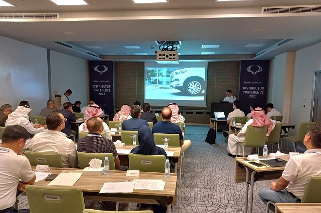 KG모빌리티 아중동CIS 지역 콘퍼런스. 사진제공=KG모빌리티.