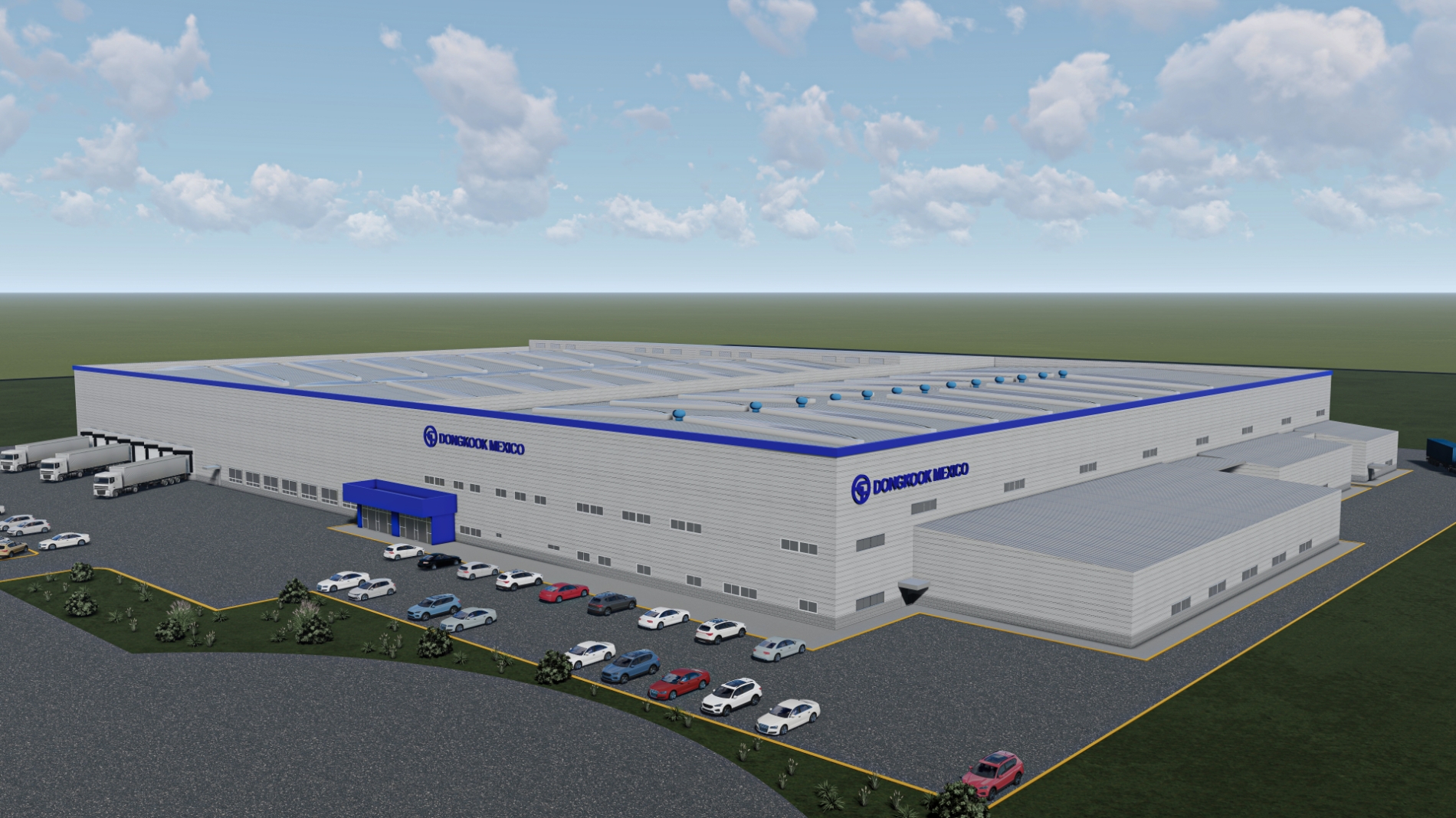 KBI동국실업, 멕시코 공장 확장 조감도./사진제공=KBI그룹
