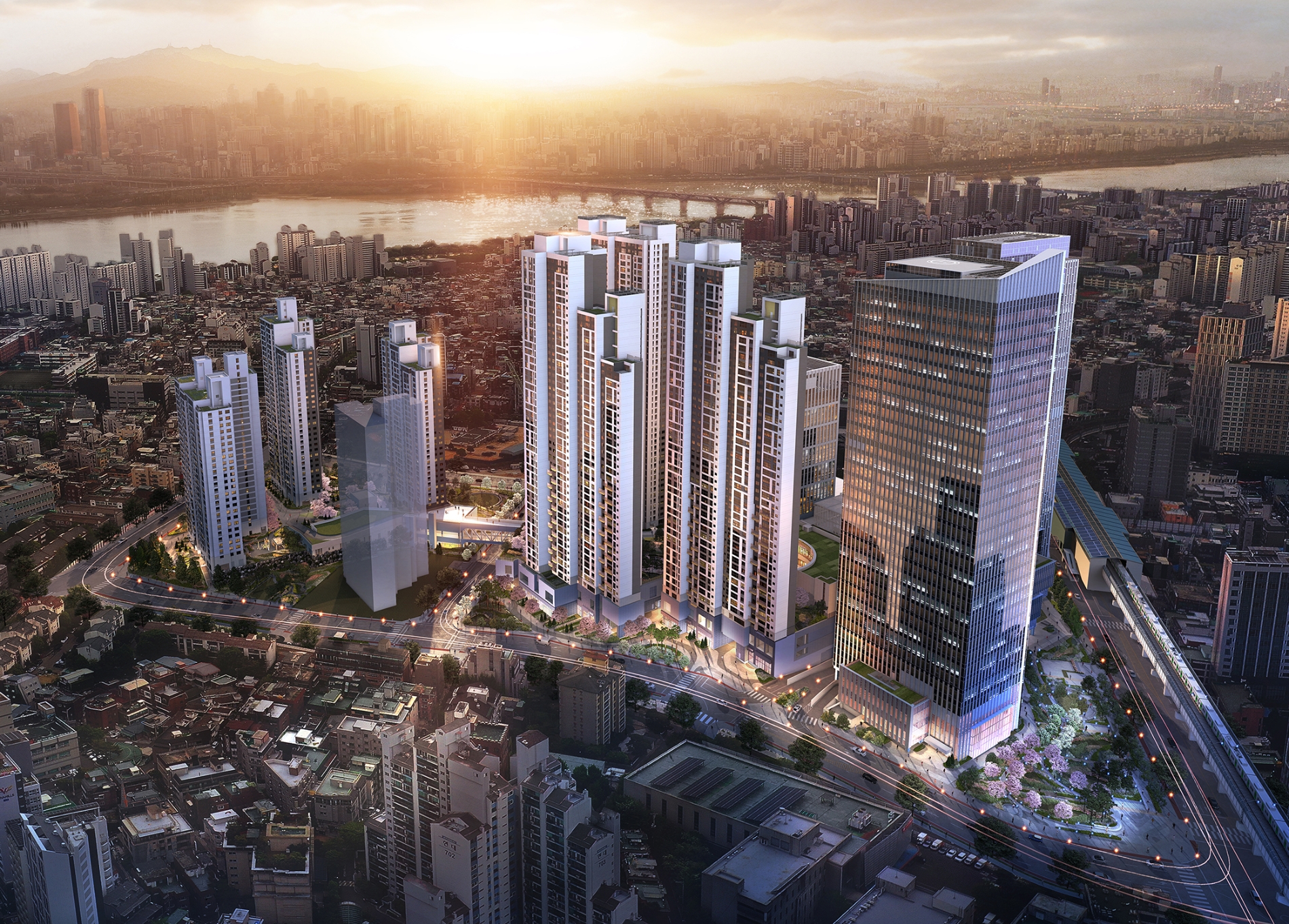 구의역 롯데캐슬 이스트폴 단지투시도 / 사진제공=롯데건설