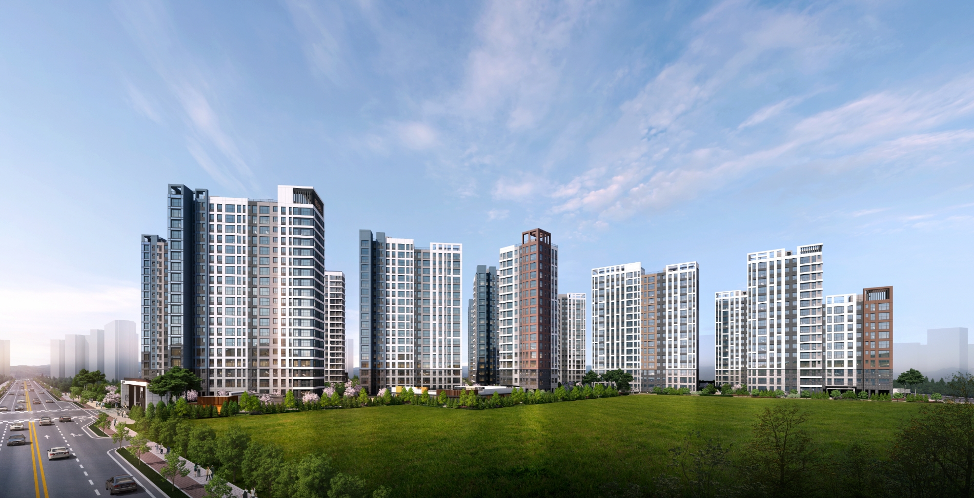 중흥S클래스 에코델타시티 단지투시도 / 사진제공=중흥토건