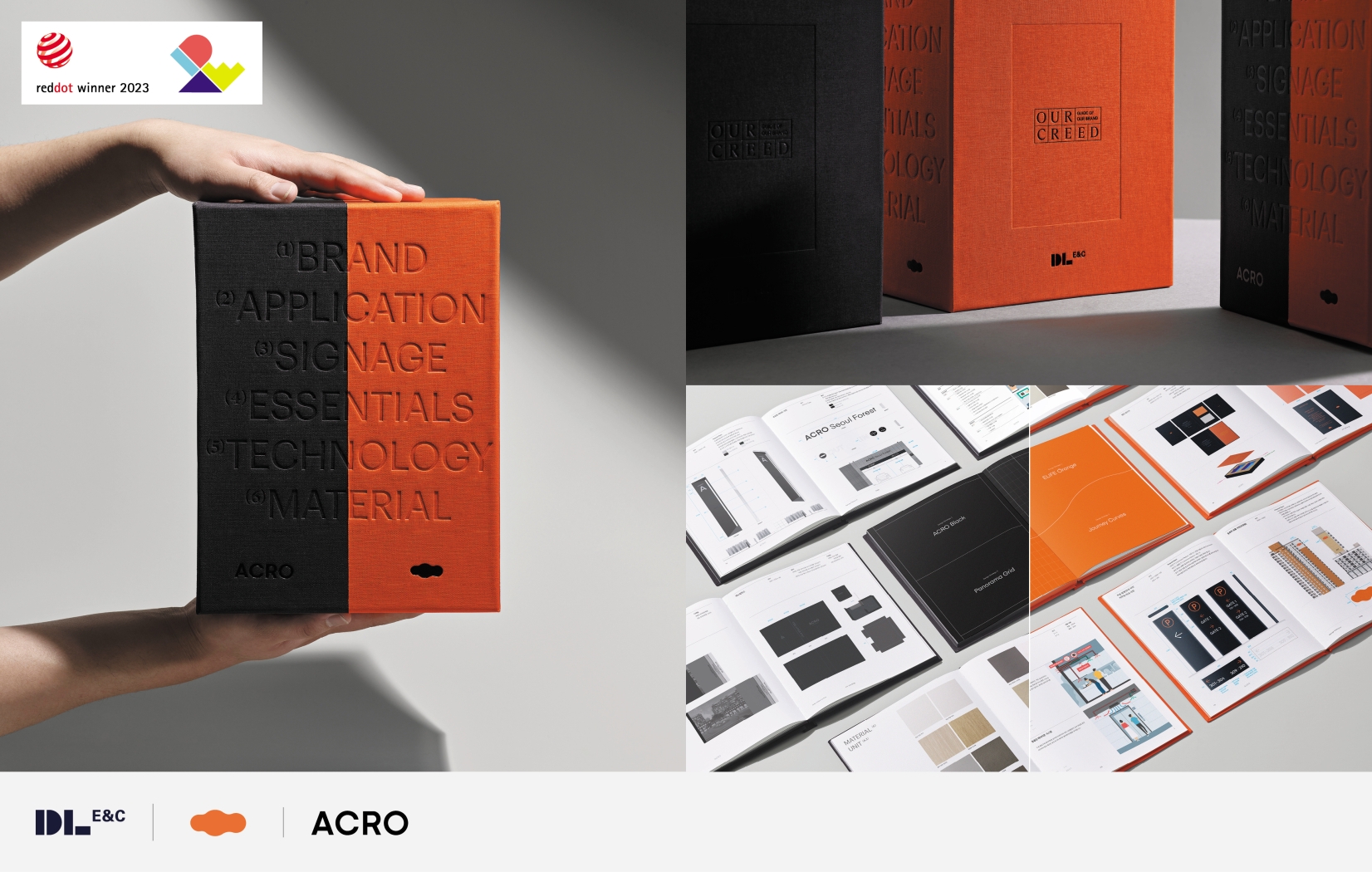 DL이앤씨, 주택 브랜드 아크로와 e편한세상의 브랜드가이드라인인 ‘OUR CREED’./사진제공=DL이앤씨