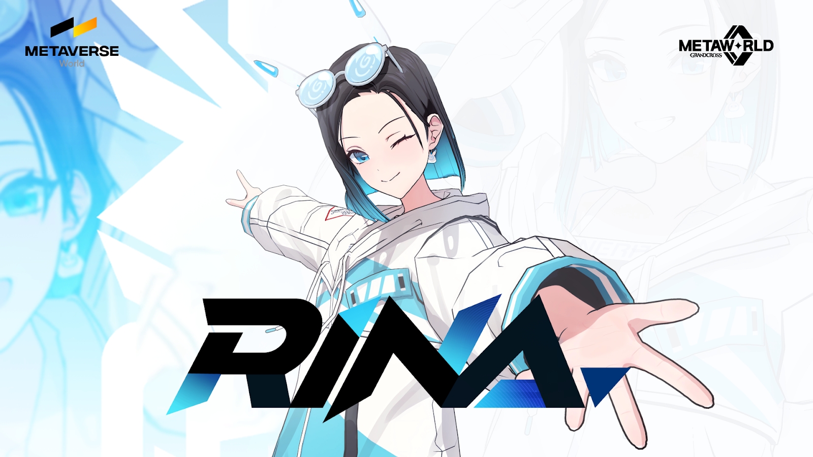 넷마블에프앤씨 자회사 메타버스엔터테인먼트가 개발한 가상인간 리나. 그랜드크로스: 메타월드에서 버튜버로 활동할 예정이다. / 사진제공=넷마블