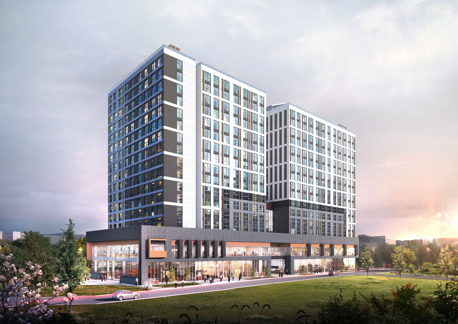 마포구 염리동 청년안심주택 단지투시도 / 사진제공=요진건설산업