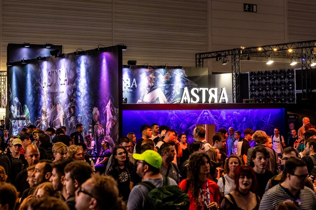 하이브IM이 '별이되어라2: 베다의 기사들' 단독 부스를 열고 참여한 게임스컴 2023 행사를 성황리에 마무리했다. / 사진제공=하이브IM