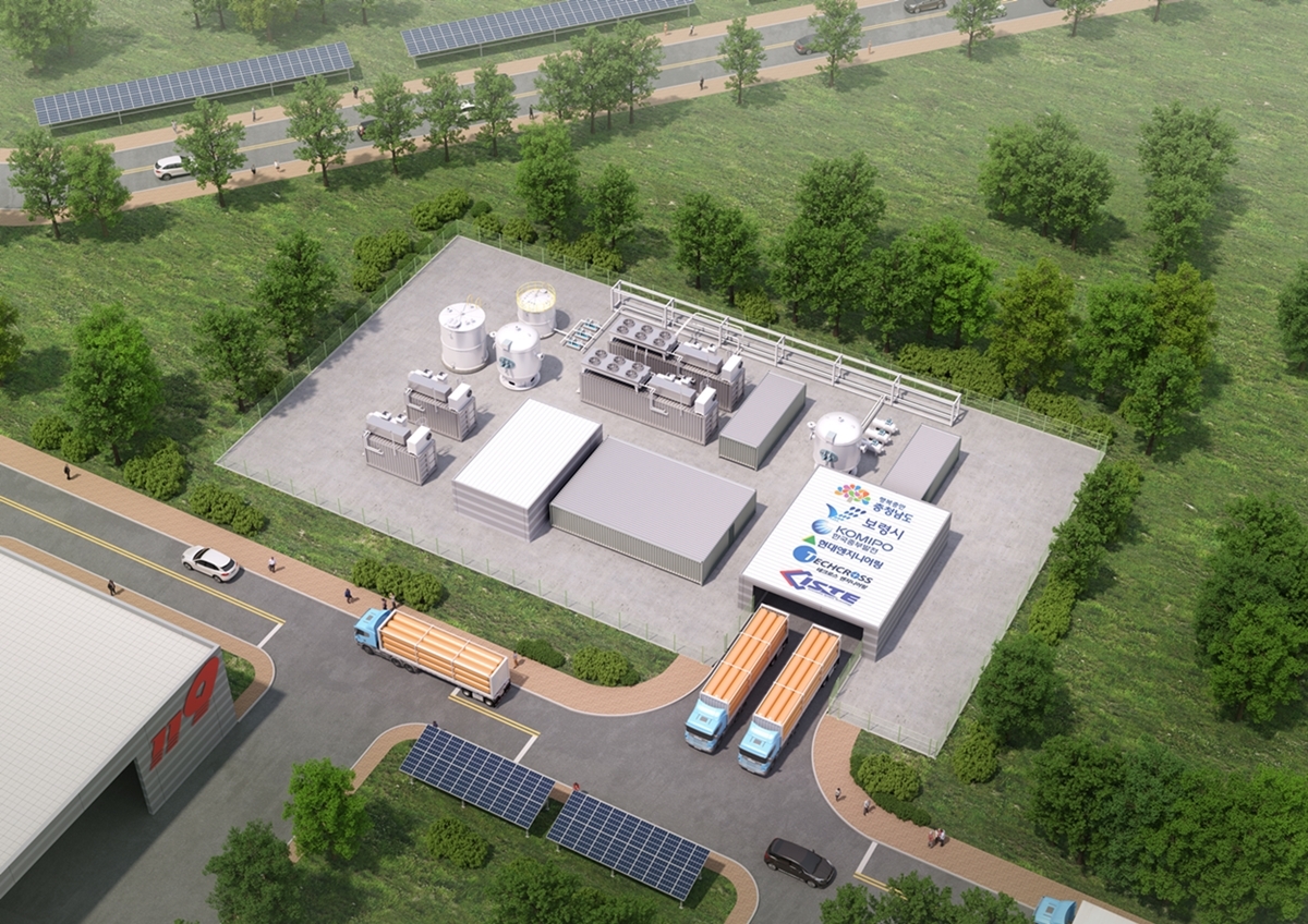 보령 수전해 기반 수소생산기지 조감도 / 사진제공=현대엔지니어링