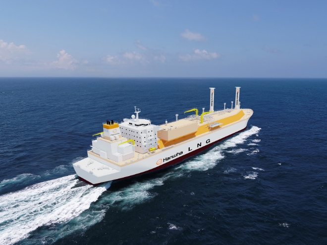 한화오션(부회장 권혁웅)은 ‘가스텍2023(Gastech 2023)’에 참가해 세계 최고 수준의 액화천연가스 및 친환경 선박 관련 기술을 대거 선보인다. 사진제공=한화오션.