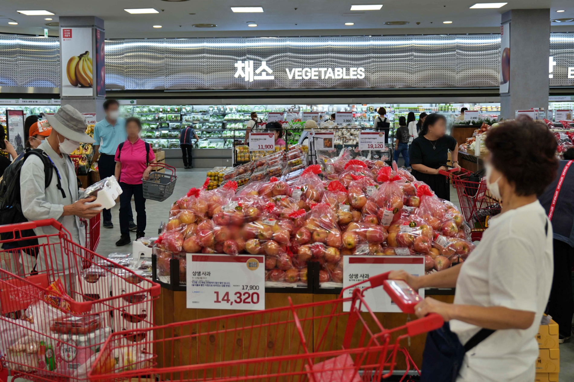 제타플렉스 서울역점 신선매장 전경. /사진제공=롯데마트