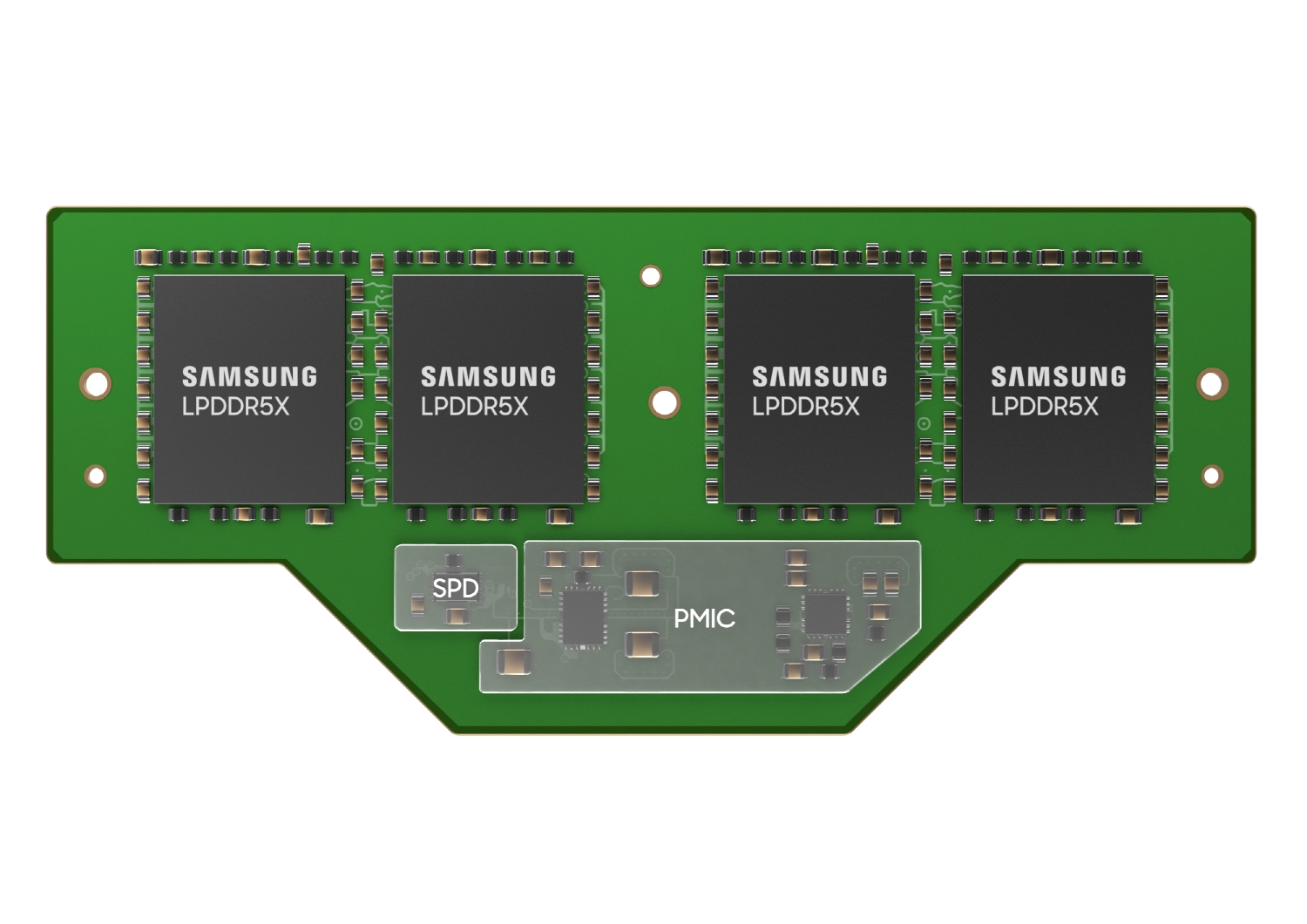 삼성전자가 PC·노트북 D램 시장의 판도를 바꿀 LPDDR D램 기반 7.5Gbps LPCAMM을 업계 최초로 개발했다./사진제공=삼성전자