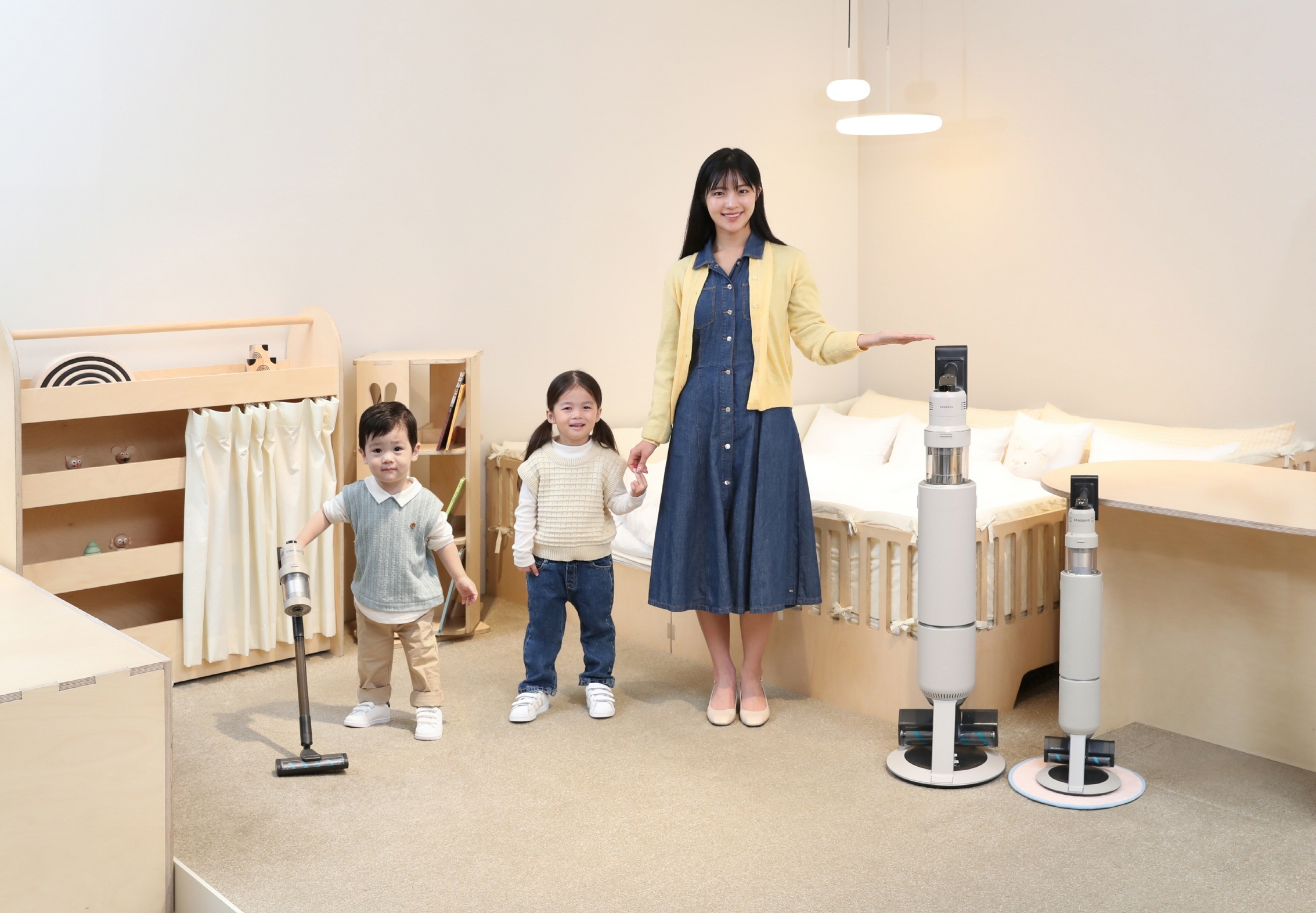 삼성전자가 즐거운 청소 문화를 제안하는 'JET.SET.GO(젯.셋.고) 챌린지'를 진행한다./사진제공=삼성전자