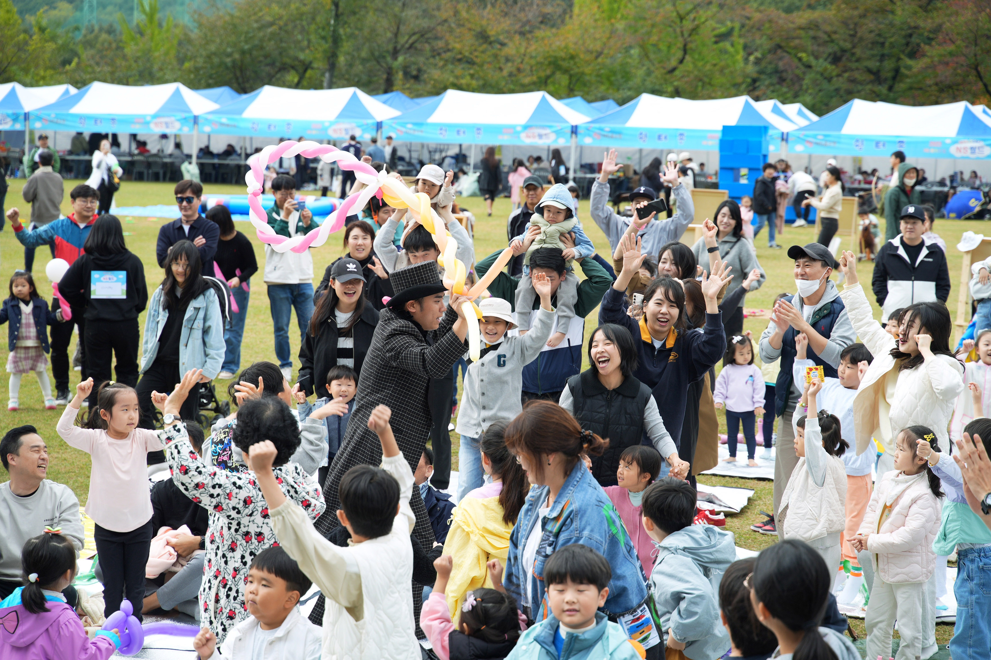 NS홈쇼핑이 임직원 가족을 위한 문화의 날 행사를 개최했다. /사진제공=NS홈쇼핑