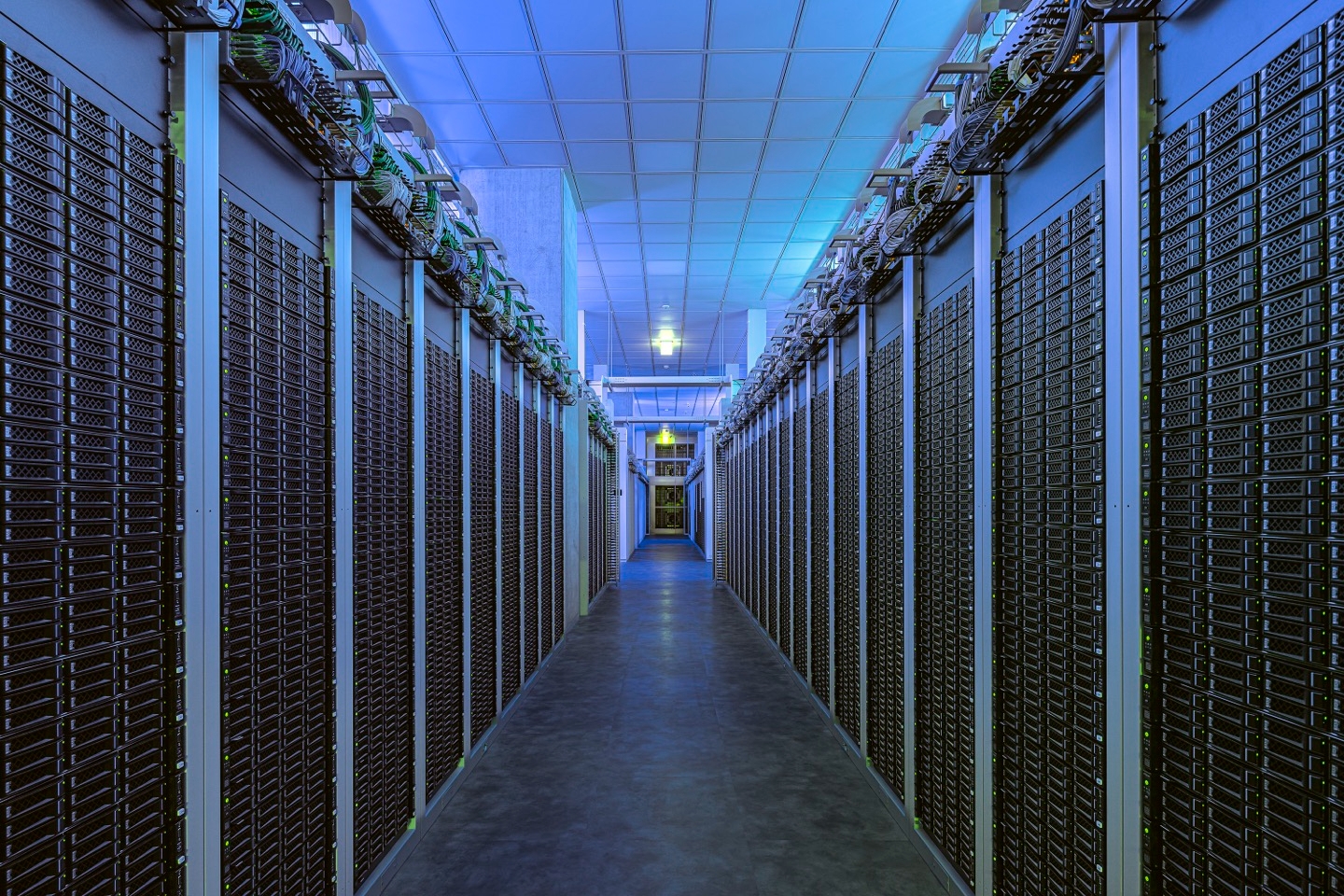 각 세종 내 서버실. / 사진제공=네이버