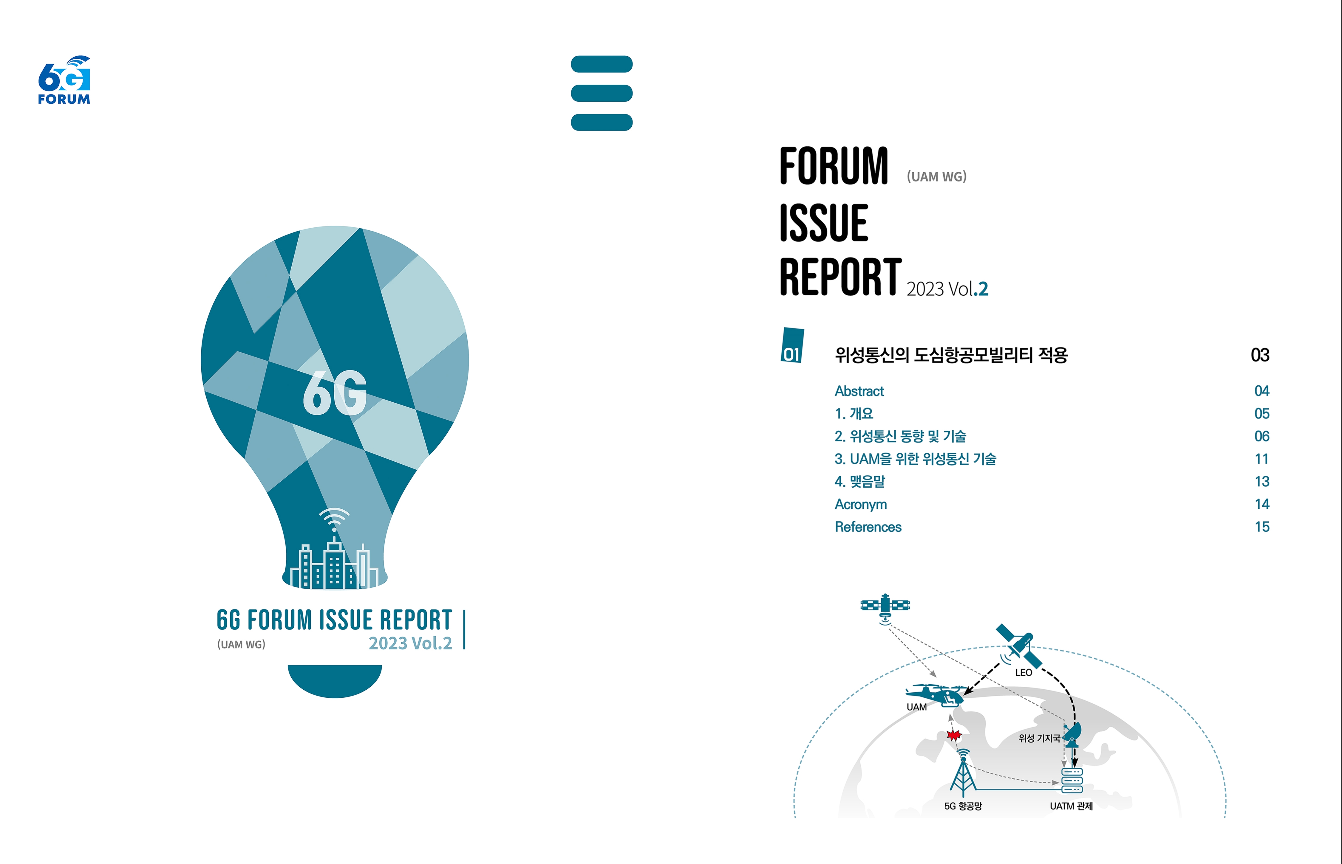 KT가 '위성통신의 도심항공모빌리티(UAM) 적용'을 주제로 한 6G 포럼 이슈리포트를 14일 공개했다. / 사진제공=KT