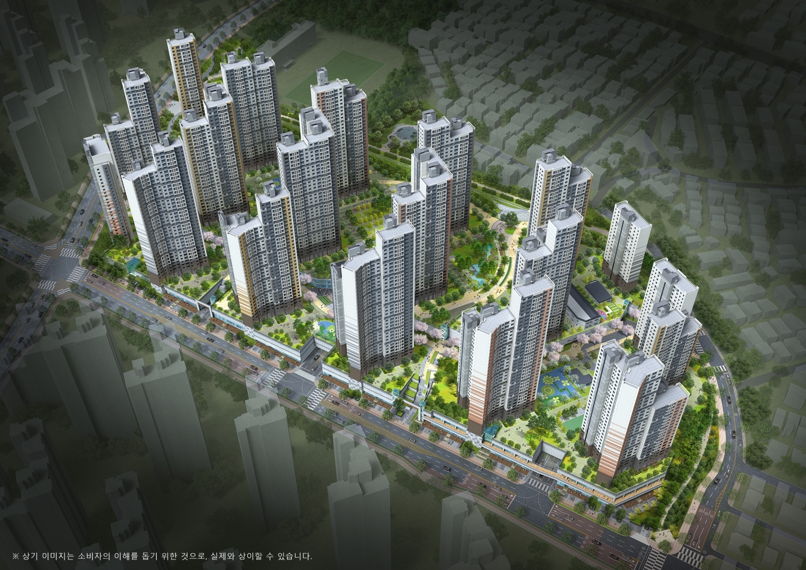 광명자이힐스테이트SKVIEW 조감도./사진제공=GS건설 컨소시엄