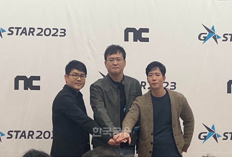 (왼쪽부터) 강형석 캡틴(총괄 프로듀서), 배재현 시더, 고기환 캡틴 / 사진=이주은기자