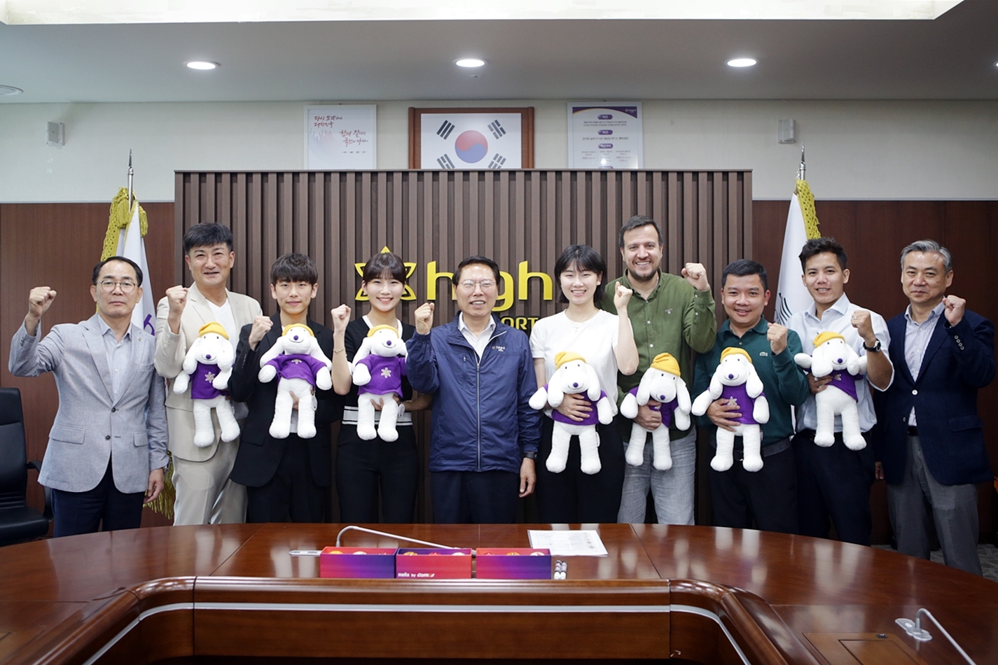 하이원 위너스 창단식./사진제공=강원랜드