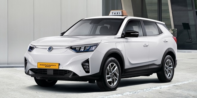 KGM, 코란도EV 택시 사전계약..."실구매 2천만원대 가성비 택시"