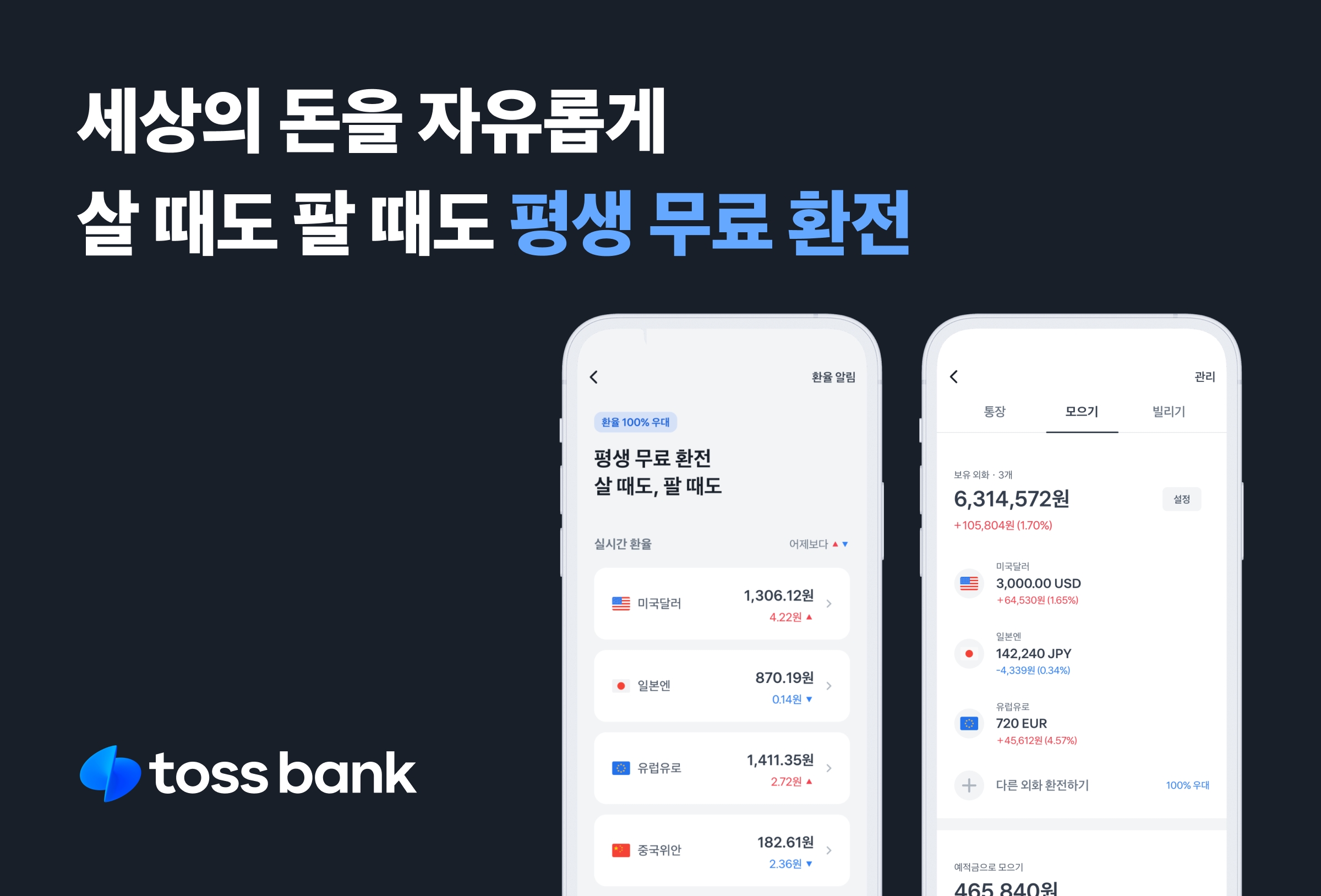 토스뱅크가 외환서비스를 출시했다. /자료제공=토스뱅크