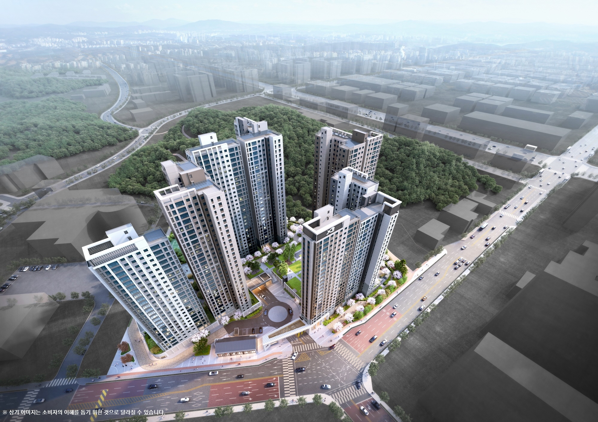 영통자이 센트럴파크 조감도./사진설명=GS건설