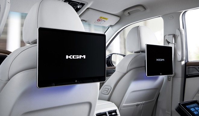 KG모빌리티, 렉스턴 써밋 출시...2열 모니터·독립시트 장착