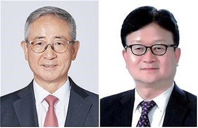 최금락 태영건설 각자대표 부회장 (왼쪽), 최진국 태영건설 각자대표 사장 (오른쪽) / 사진=태영건설