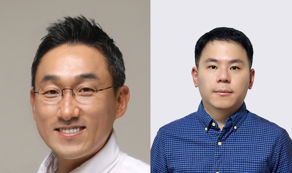 라인게임즈가 개발력 강화를 위해 영입한 넥슨 출신의 김태환 신임 부사장(좌), 윤주현 신임 CTO / 사진제공=라인게임즈