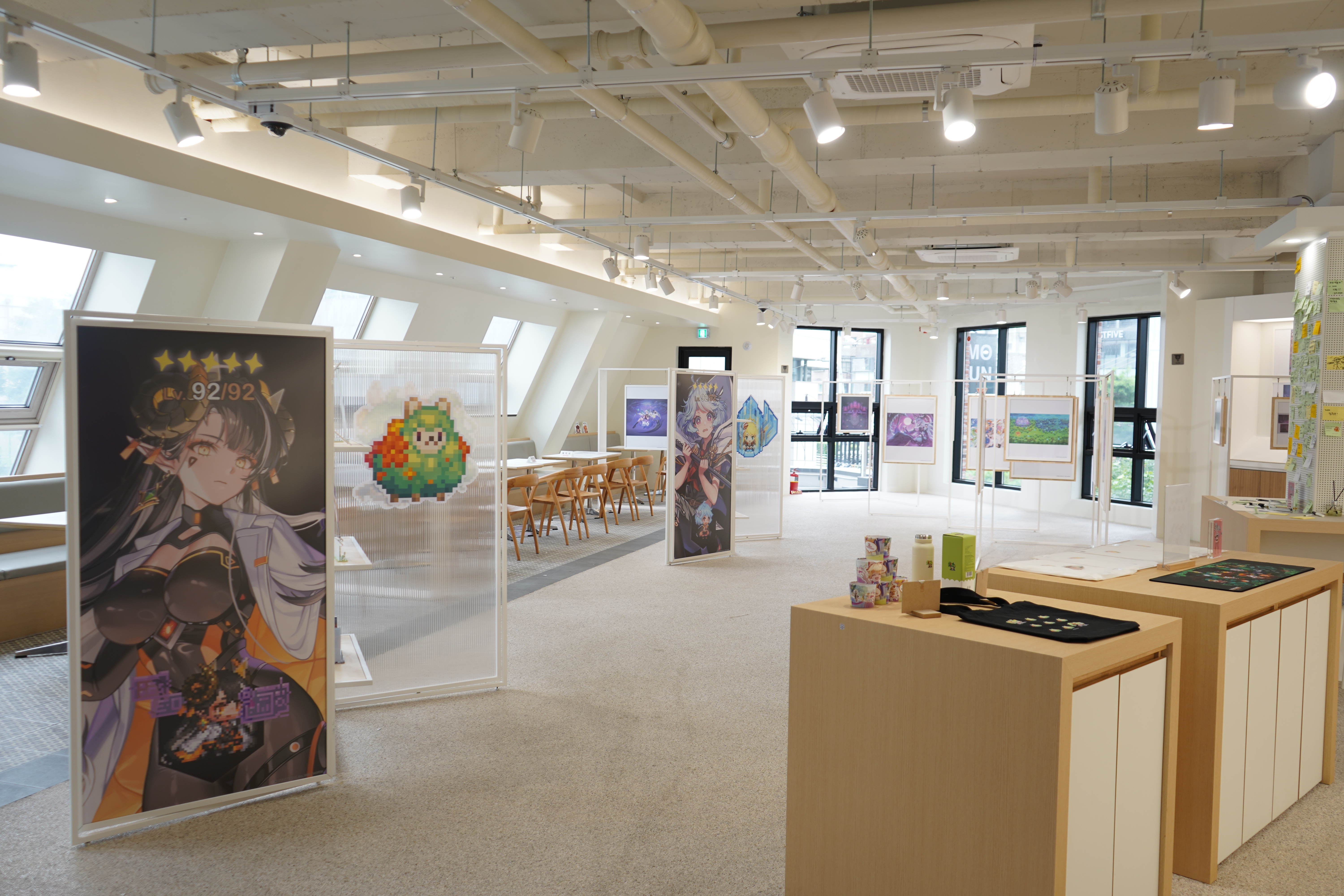 카카오게임즈 가디언 테일즈 콜라보레이션 카페 현장. / 사진=카카오게임즈