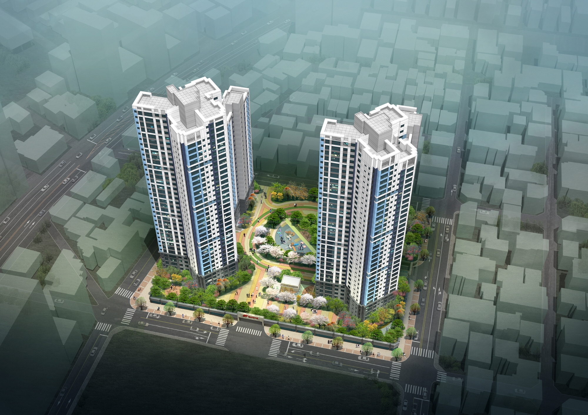 울산 남구 신정동 공동주택 신축공사 조감도./사진제공=동부건설