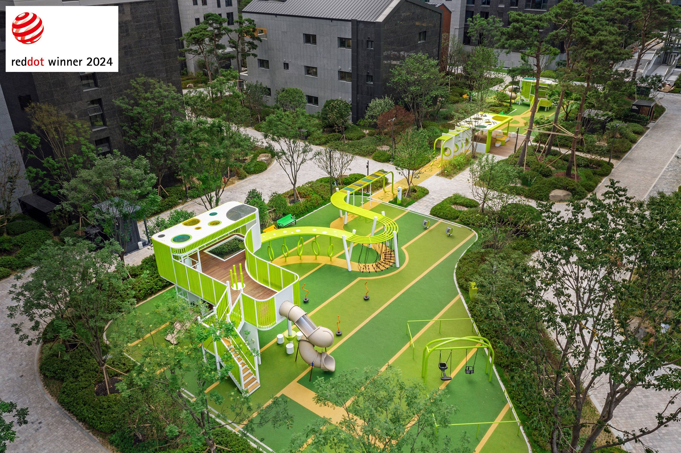 래미안 원베일리 '애니타임' 조경 전경 / 사진제공=삼성물산 건설부문