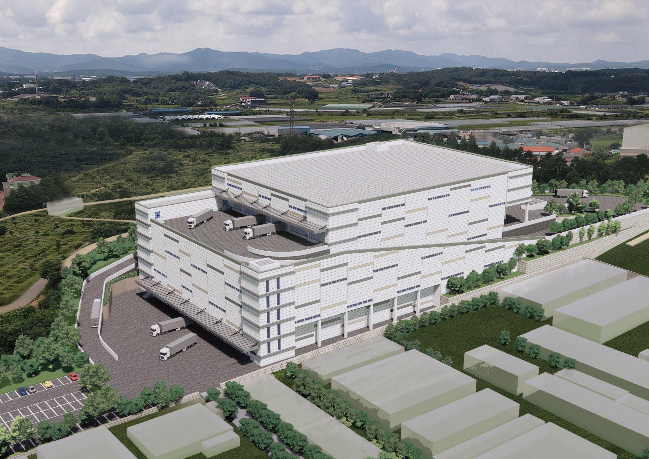 이천 백사 물류센터 조감도./사진제공=요진건설