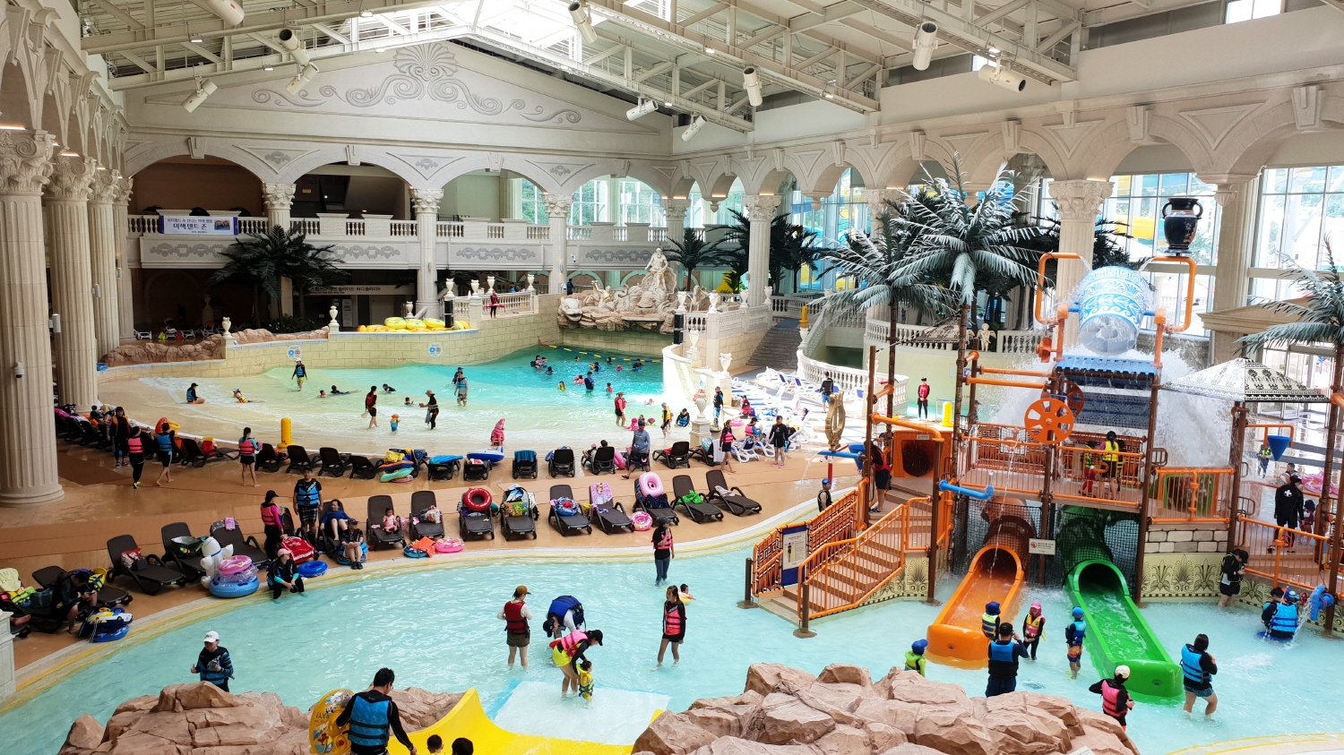 하이원워터월드, 실내 패밀리존 전경./사진제공=강원랜드