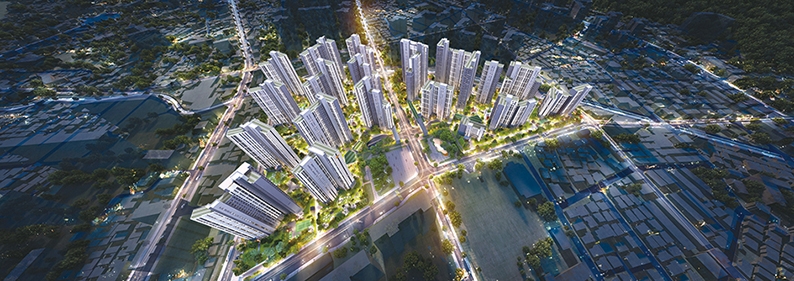 ▲ 창원 회원2구역 주택재개발정비사업 조감도