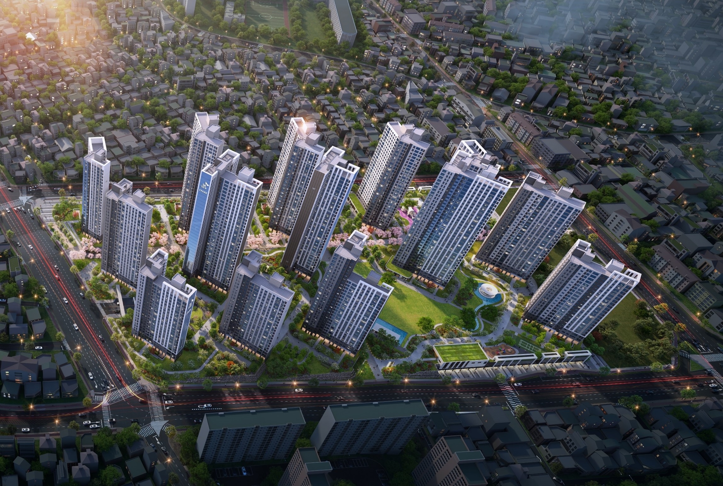 가양동1구역 재개발정비사업 단지조감도 / 사진제공=SK에코플랜트