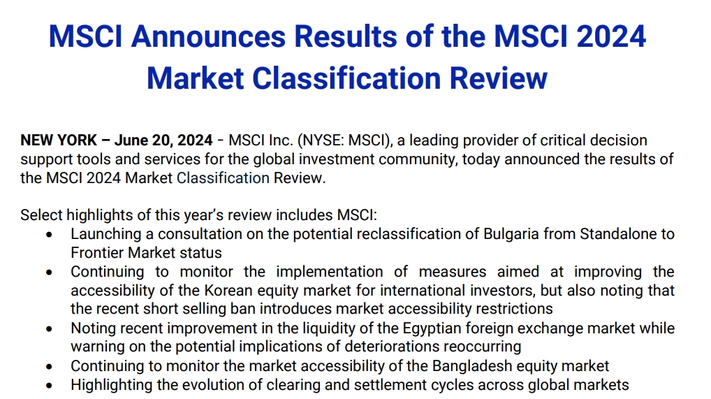 자료출처= MSCI(2024.06.20)