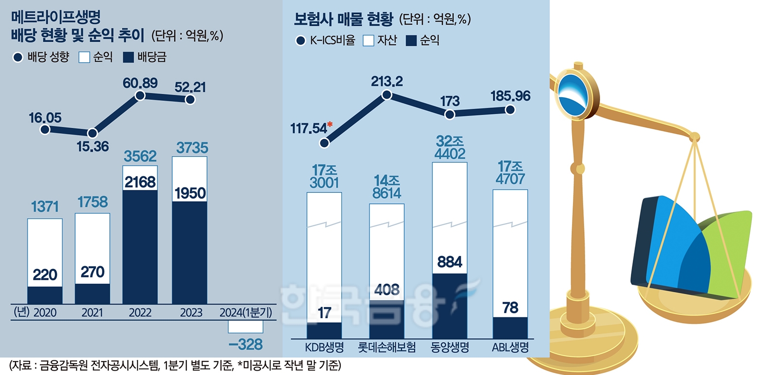 보험사 인수 나선 우리금융, 메트라이프생명도 저울질