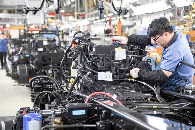 현대차 전주공장 생산라인. 사진=현대차.