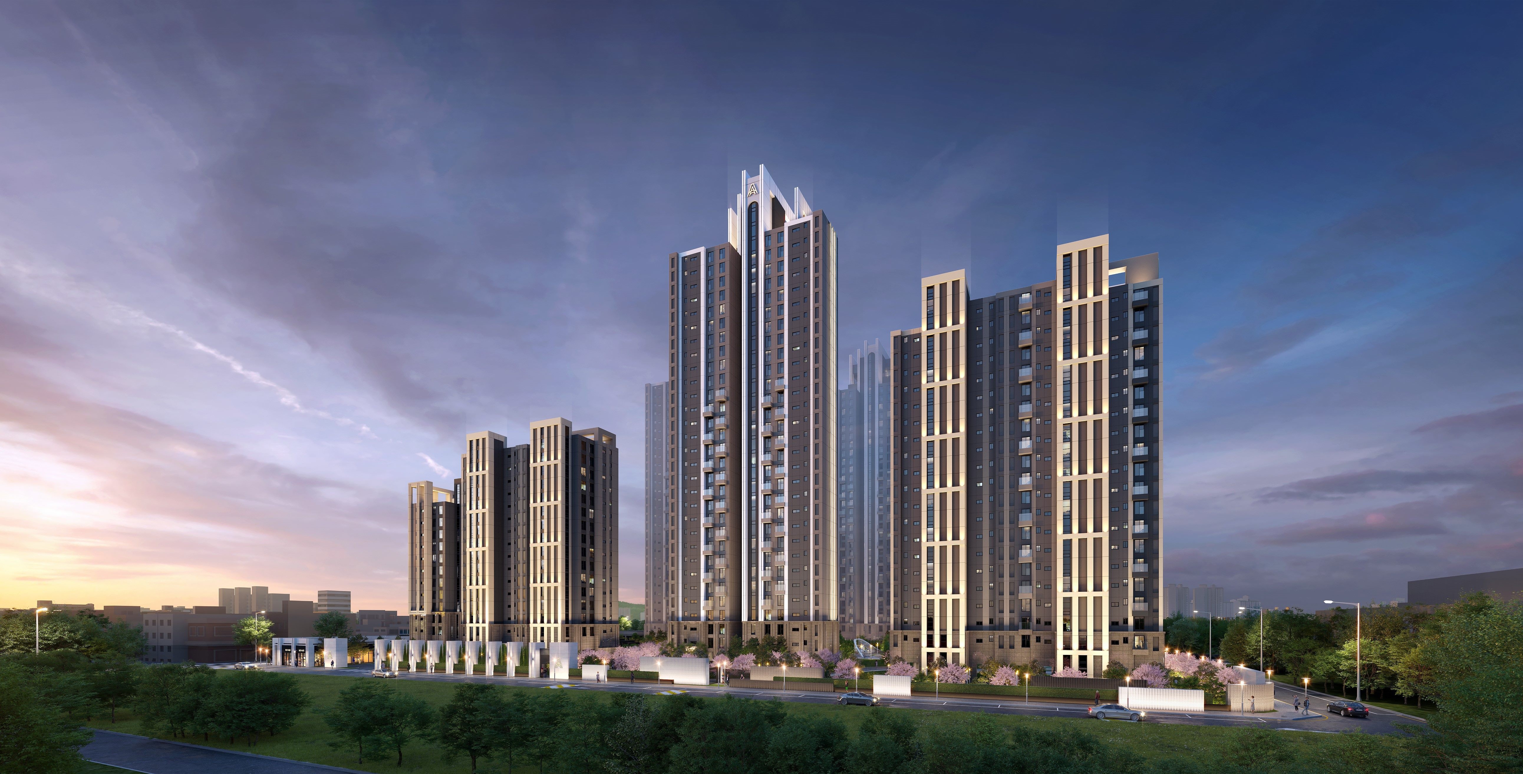 DL이앤씨,‘잠실우성4차’ 재건축 사업’ 투시도.사진제공=DL이앤씨