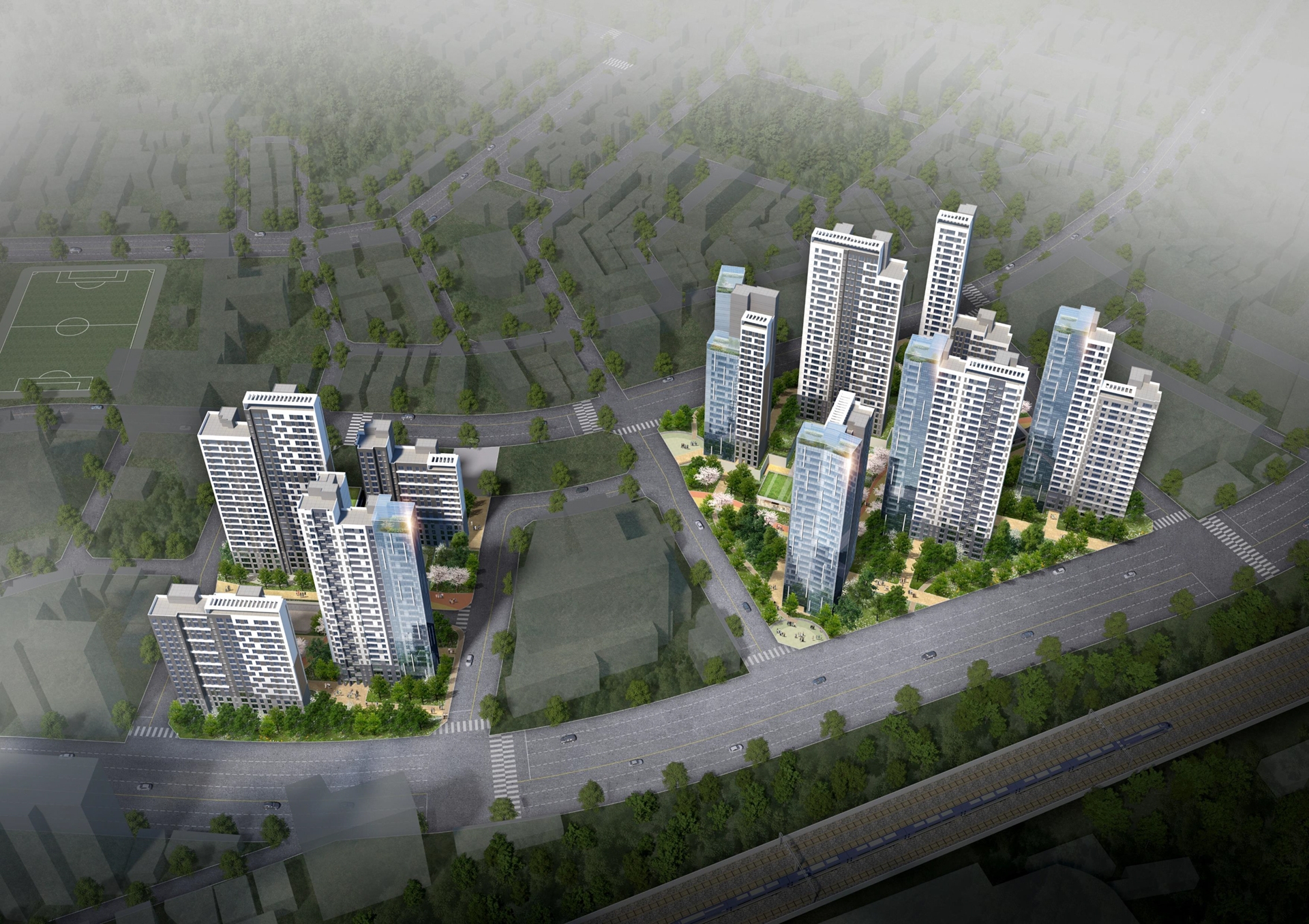 군포1구역 조감도./사진제공=대한토지신탁