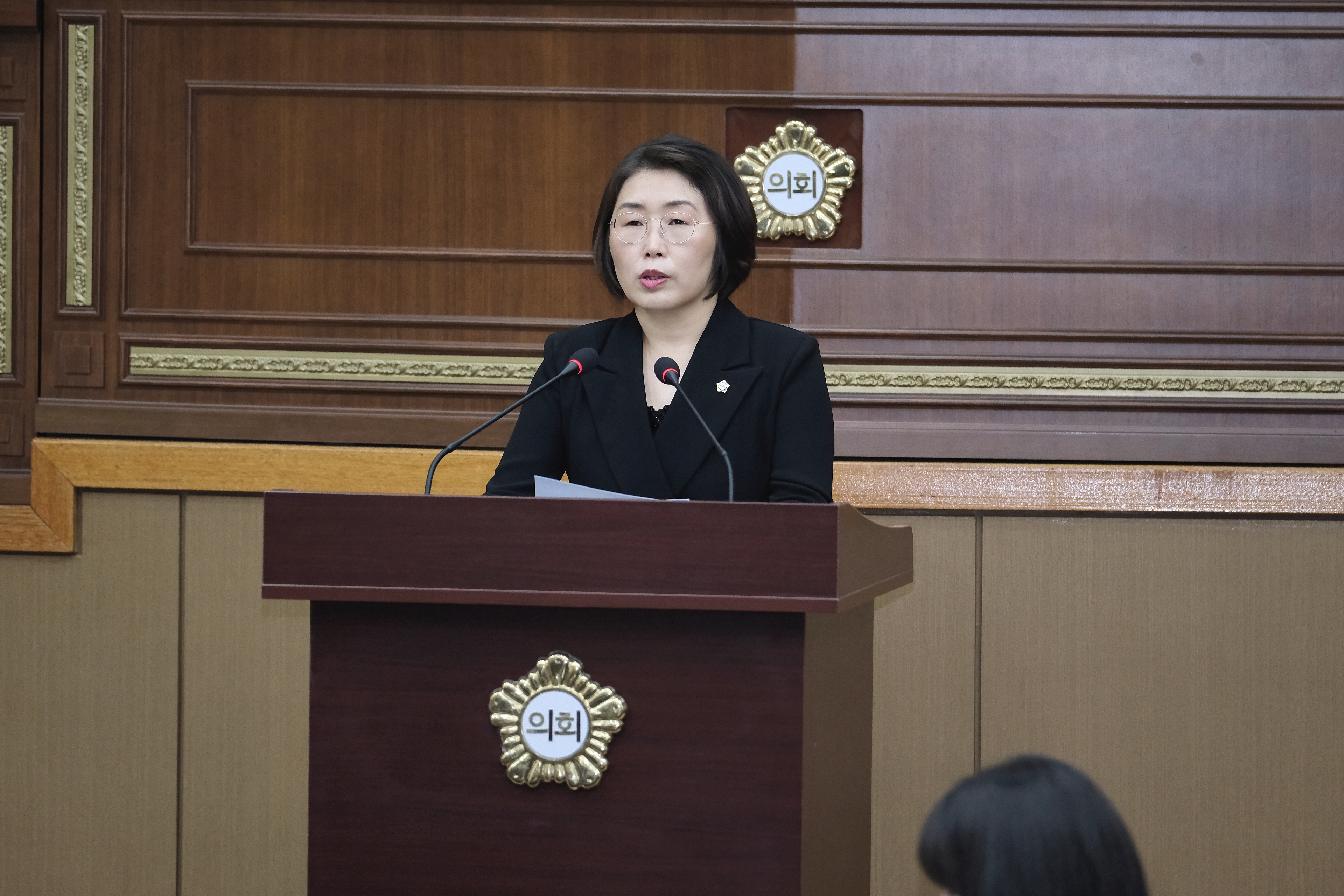 장정희 마포구의원이 발언하는 모습./사진제공=장정희 의원