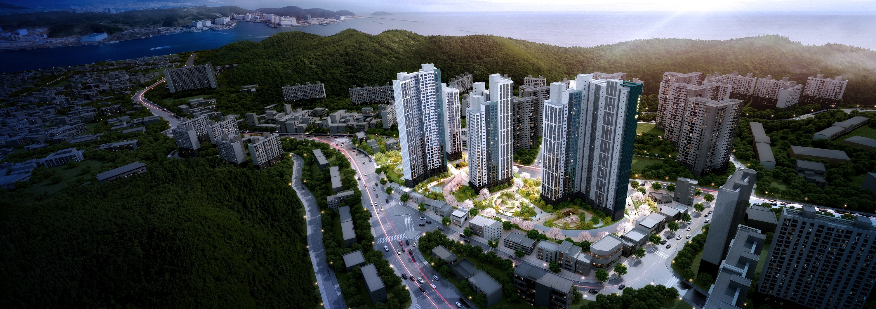 다대3구역 재건축사업 석경투시도 / 사진제공=대우건설