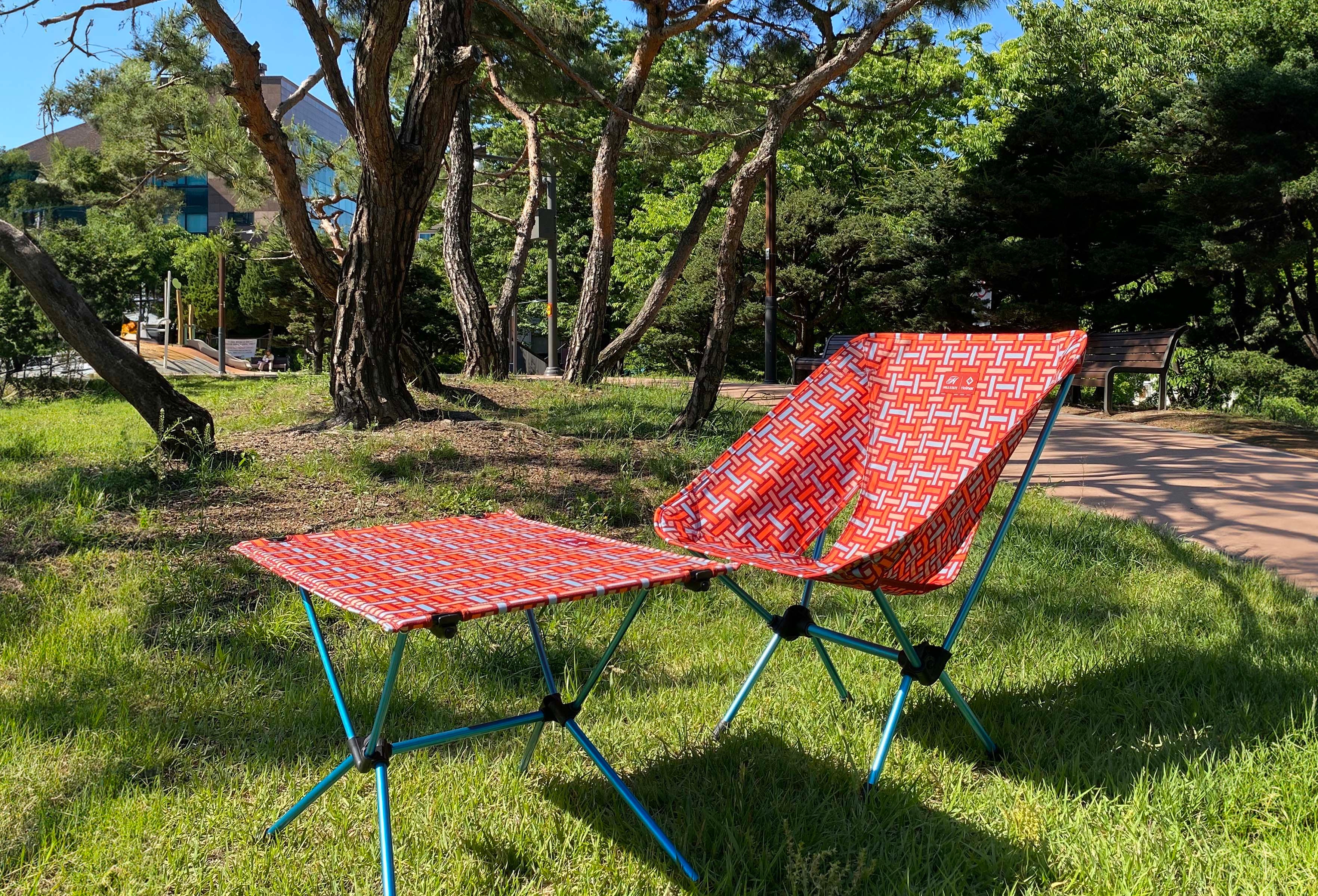 힐스테이트 X 헬리녹스 캠핑용품./사진제공=현대건설