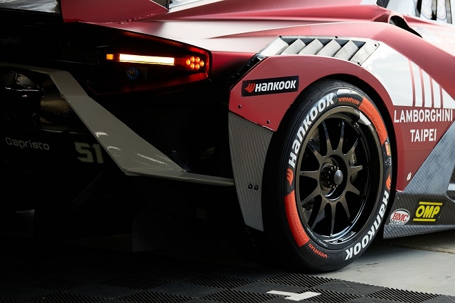 한국타이어의 고성능 레이싱 타이어 벤투스. 출처=한국타이어