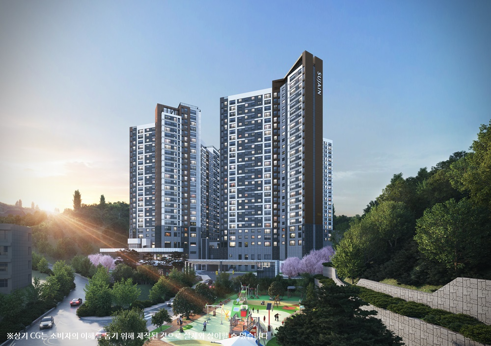 청평 수자인 더퍼스트 단지투시도 / 사진제공=한양